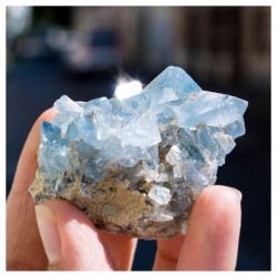 celestin rastišče celestin kristal celestin mineral, celestin mini cluster, celestin rastišče