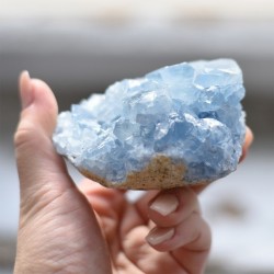 celestine, CELESTINE cluster A 300-400g, celestine crystal