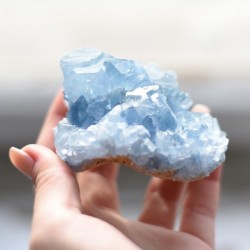 celestine, CELESTINE cluster A 300-400g, celestine crystal