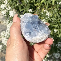 CELESTINE cluster A 200 - 300g, celestine, celestine cluster, celestine crystal