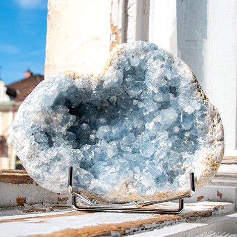 CELESTINE cluster A 6kg, celestine crystal, celestine