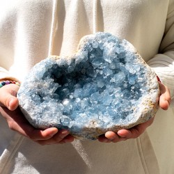 CELESTINE cluster A 6kg, celestine crystal, celestine