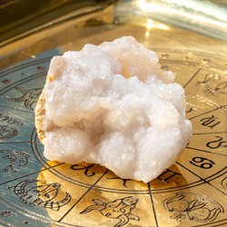 CLEAR QUARTZ geode mini, geode, clear quartz, mini geode