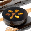 orgonite plate, orgonite, tiger's eye orgonite, handmade orgonite