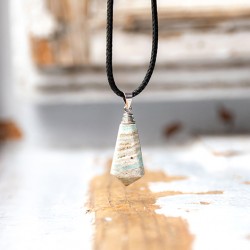 CARIBBEAN BLUE CALCITE necklace, calcite, CARIBBEAN BLUE CALCITE, calcite necklace