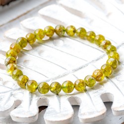 PERIDOT zapestnica 7-8 mm, peridot zapestnica, peridot nakit, peridot