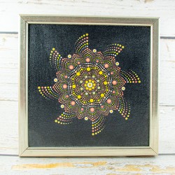 mandala, mandala painting, handmade, handmade mandala painting