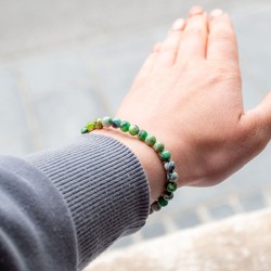 variscit, variscit bracelet, variscite crystal, variscit jewelry, VARISCIT bracelet 6mm