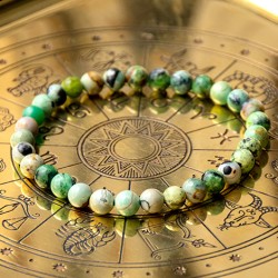 variscit, variscit bracelet, variscite crystal, variscit jewelry, VARISCIT bracelet 6mm