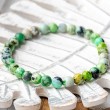 variscit, variscit bracelet, variscite crystal, variscit jewelry, VARISCIT bracelet 6mm
