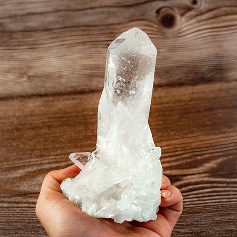 clear quartz, rastišče, kamena strela kristal, kremen, večji kristali