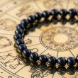 JET STONE bracelet 6 mm, jer crystal, jet, jet jewelry