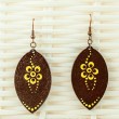 MANDALA Unique handmade jewelry set brown gold, mandala, mandala jewelry