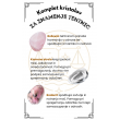 KOMPLET KRISTALOV ZA ZNAMENJE tehtnice, roževec, kamena strela, rodonit