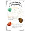 SET OF CRYSTALS for taurus, carnelian, green aventurine, tiger's eye