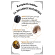 KOMPLET KRISTALOV ZA ZNAMENJE kozoroga, oniks, dimni kvarc, dimni kremen, tigrovo oko