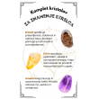 KOMPLET KRISTALOV ZA ZNAMENJE strelca, bronzit, citrin, ametist