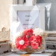 DECORATIVE FRAME with scented candles, handmade, scented candles
