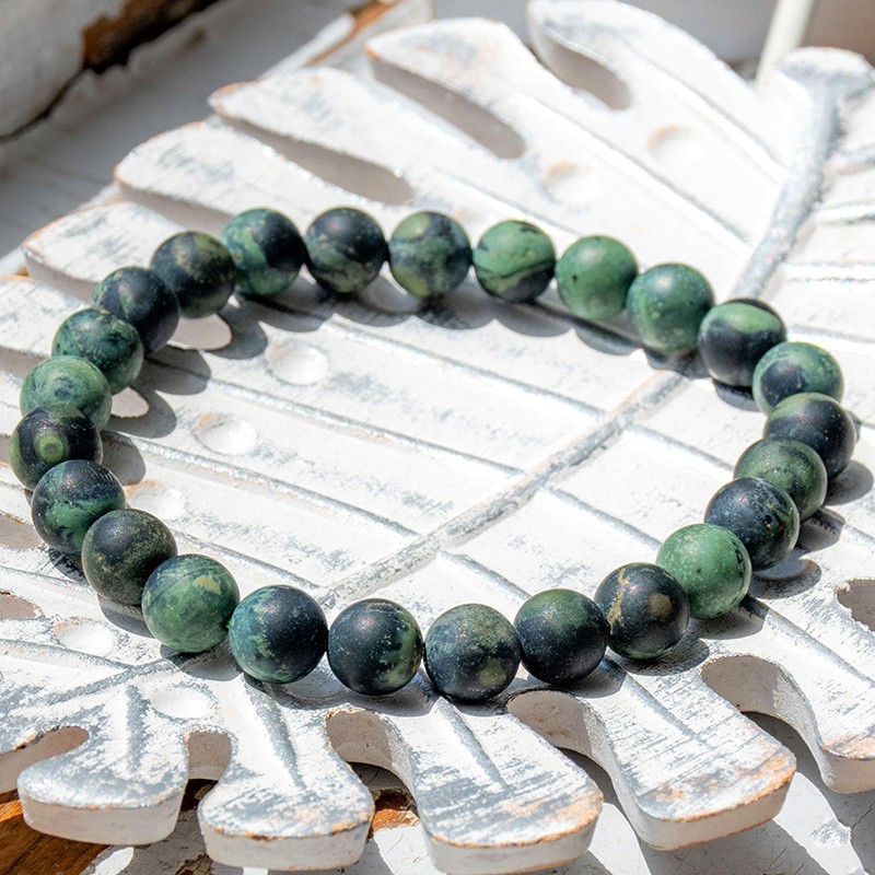 kambaba jasper, kambaba jasper men bracelet, crystal for strength, crystal for better sleep