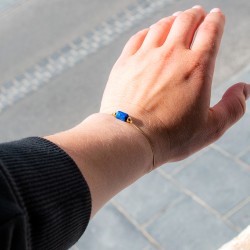 LAPIS LAZULI Shambala zapestnica na vrvici  , lapis lazuli nakit, energijski nakit, eleganten nakit s kristali