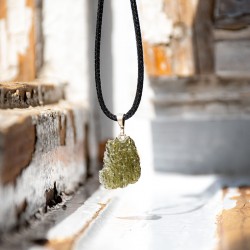 Moldavite necklace moldavite meteroite