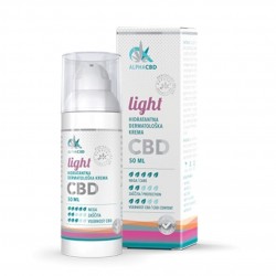 Hydrating dermatological cream CBD LIGHT, cbd krema, skin care, natural cosmetics
