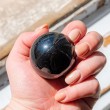 OBSIDIAN sphere 5cm, obsidian, crystal sphere, massage ball