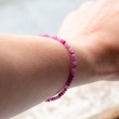 RUBY bracelet falset 3mm, ruby bracelet, ruby jewelery. ruby, ruby crystal, crystal bracelet, crystal jewlery
