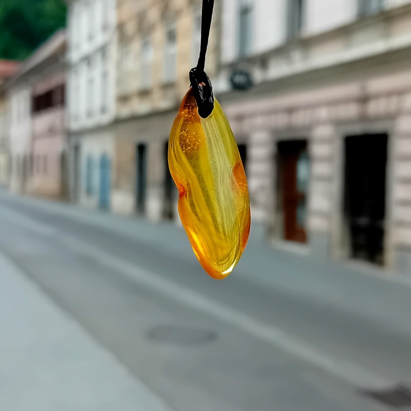 AMBER necklace polished piece, amber necklace, amber jewelry, amber