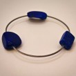 Unique handmade bracelet COBALT DEEP VISION, unique bracelet, handmade bracelet