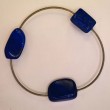 Unique handmade bracelet COBALT DEEP VISION, unique bracelet, handmade bracelet