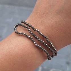 pyrite, pyrite crystal, pyrite bracelet, pyrite jewelery, PYRITE bracelet 2mm