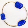 Unikatna ročno izdelana zapestnica COBALT DEEP VISION, lapis lazuli, unikatna zapestnica, ročno delo