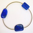Unique handmade bracelet COBALT DEEP VISION, unique bracelet, handmade bracelet