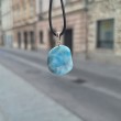 LARIMAR ogrlica (srebrna zanka), larimar ogrlica, larimar obesek, larimar nakit