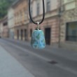 LARIMAR ogrlica (srebrna zanka), larimar ogrlica, larimar obesek, larimar nakit