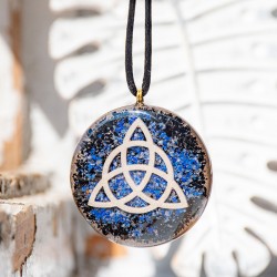 lapis lazuli, črni turmalin, orgonit, orgonit ogrlica, orgonit nakit, energijski nakit, sevanje