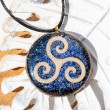 lapis lazuli, črni turmalin, orgonit, orgonit ogrlica, orgonit nakit, energijski nakit, sevanje