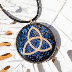 lapis lazuli, črni turmalin, orgonit, orgonit ogrlica, orgonit nakit, energijski nakit, sevanje