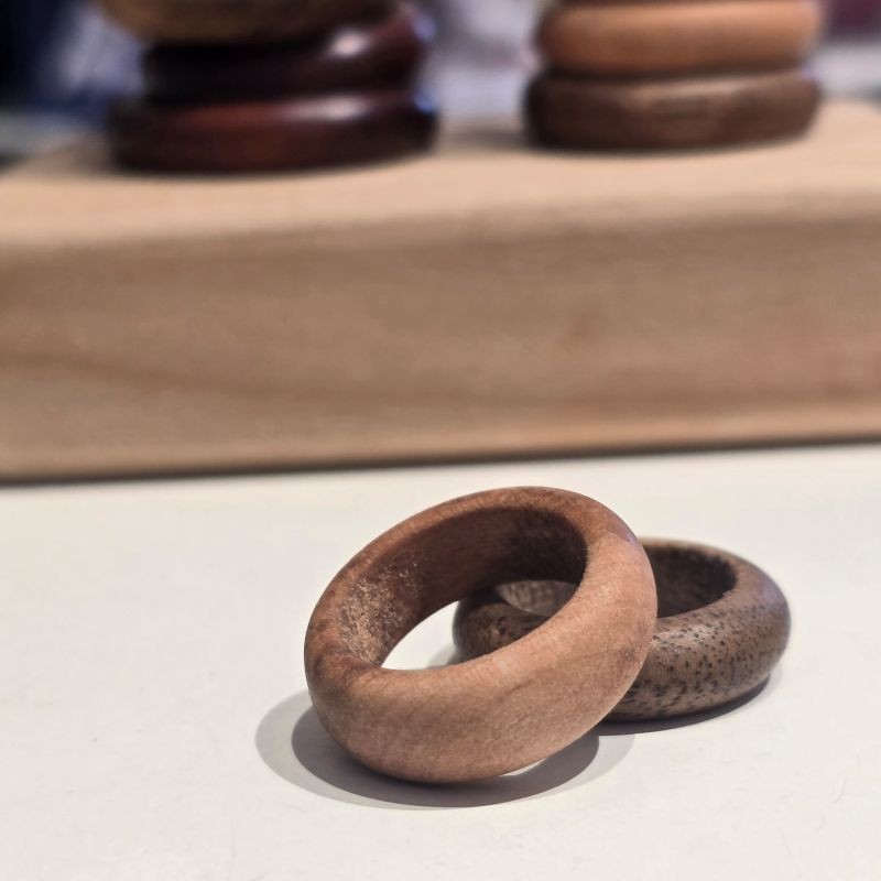 wooden ring, handmade ring, wood, wooden jewelry, ring, handmade made in slovenia