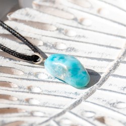 nakit iz larimara, ogrlica iz larimara, larimar kristal, larimar kamen