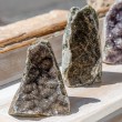 AMETHYST black geode 280 g