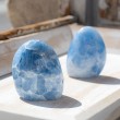 Blue calcite free form, blue calcite crystal, blue calcite