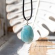 AQUAMARINE necklace AQUAMARINE crystal