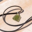 moldavite, Moldavite necklace, real moldavite, meteroite