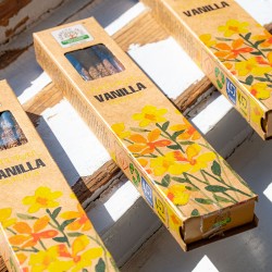 dišeče palčke, naravne dišeče palčke, dišeče palčke z vanilijo, incense sticks, naravna kadila, kadilo vanilija