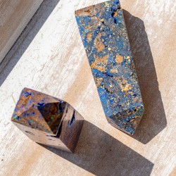 azurite malachite obelisk, azurite malachite crystal,