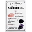 komplet kristalov za zaščito doma, roževec črni turmalin, ametist, zaščita, kristali