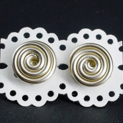mini aluminium earrings