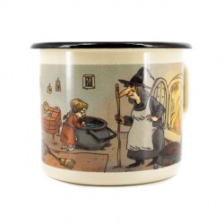 Enamelled cup, Hansel and Gretel, cute cup